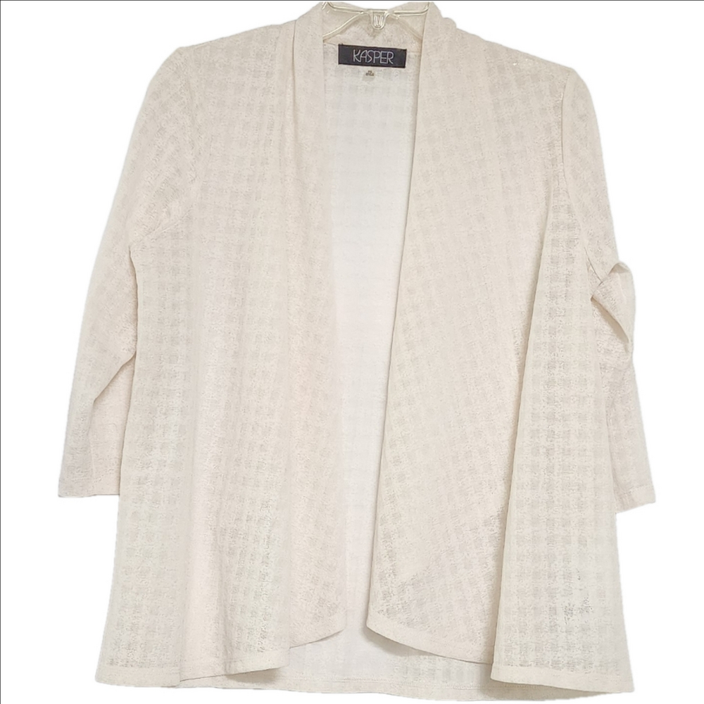 KASPER CREAM SHRUG